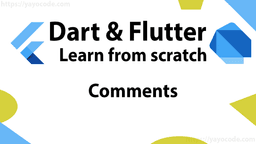 Flutter: Comments