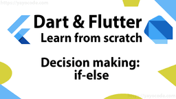Flutter: Decision making: if-else