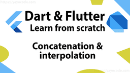 Flutter: Concatenation & interpolation